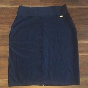 Calvin Klein Black Midi Skirt